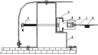 Wind resistance mechanism for flexible rapid rolling door