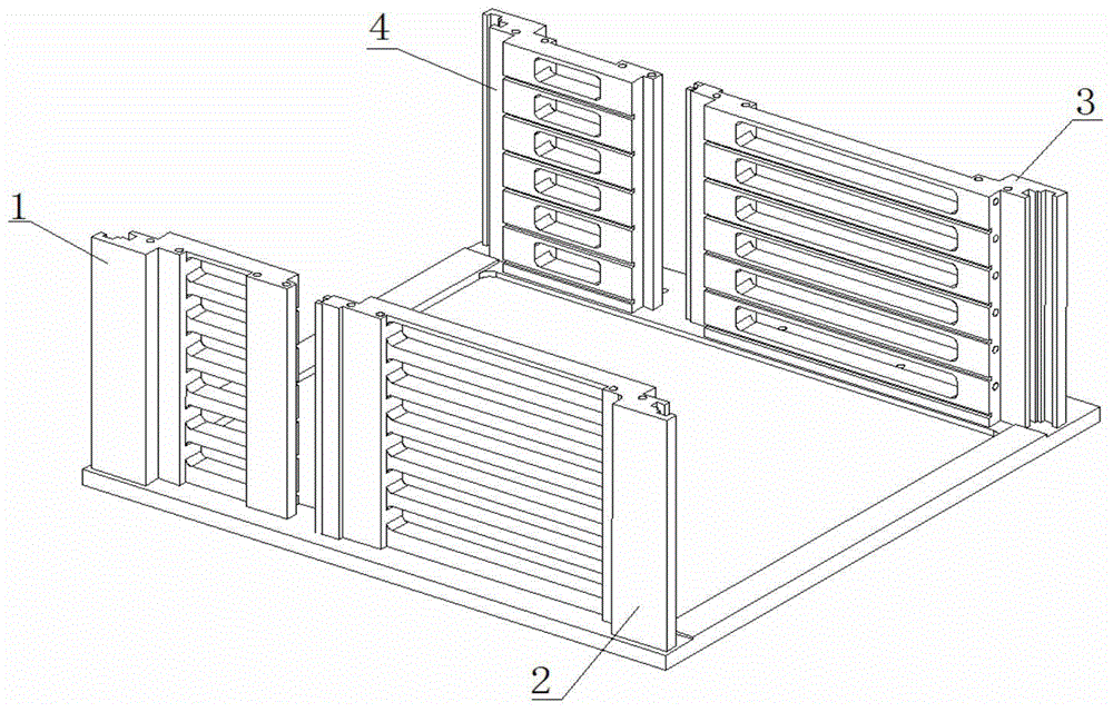 Integrated universal CPCI guide rail