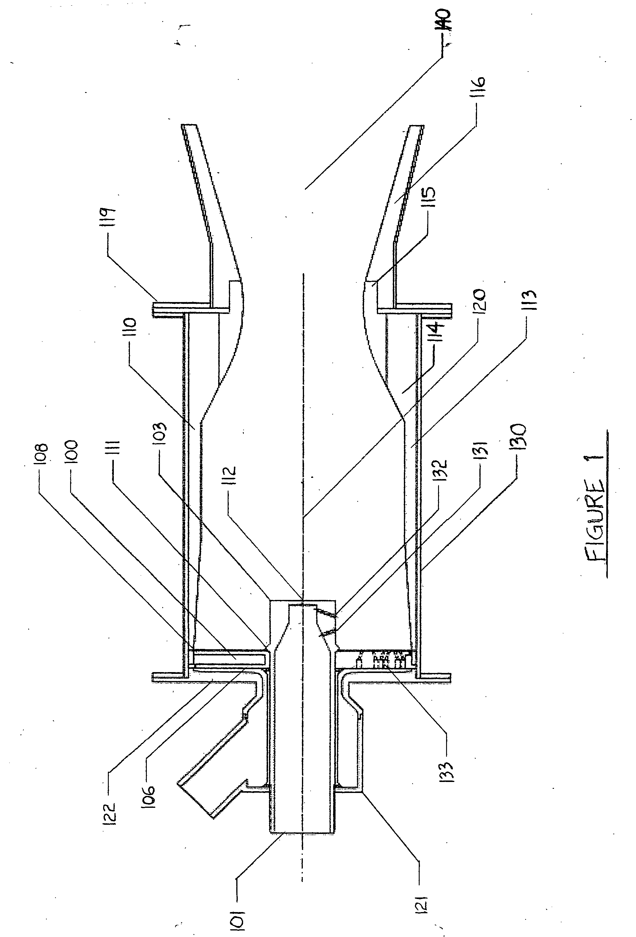 Liquid propellant rocket engine with pintle injector and acoustic dampening