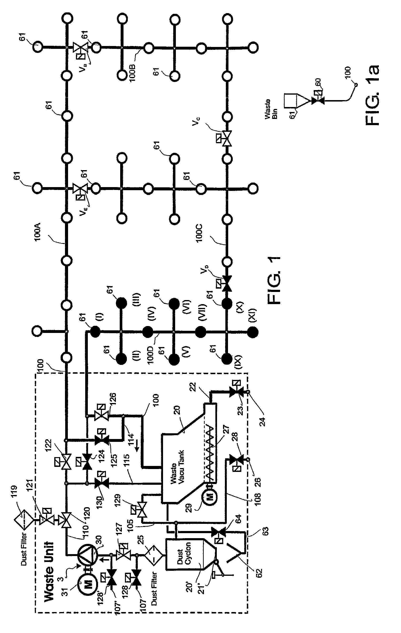 Method and arrangement in pneumatic material conveying system