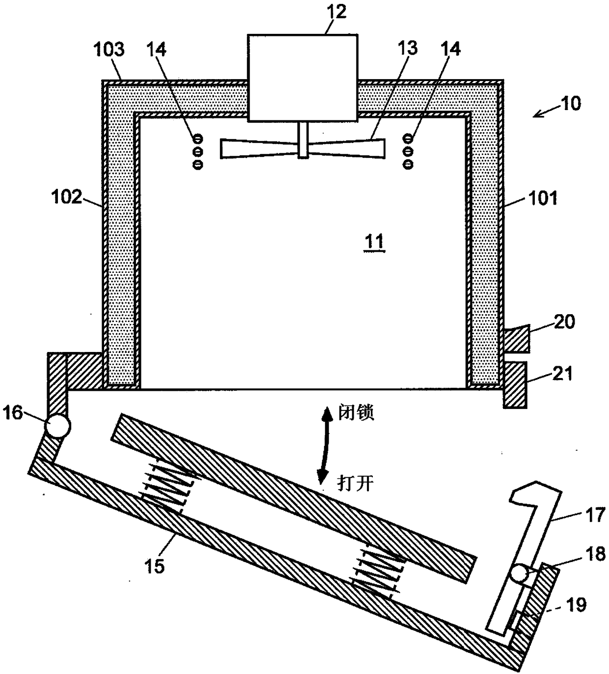 Column oven for gas chromatography device and gas chromatography device using the same