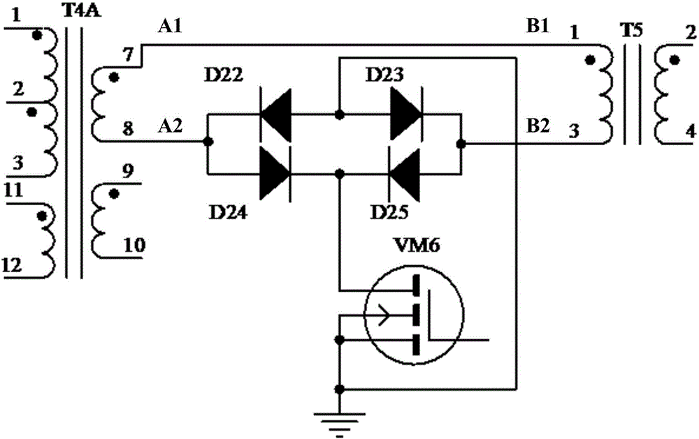 Low-current output high-voltage power supply circuit wide in input voltage range and high in load regulation rate