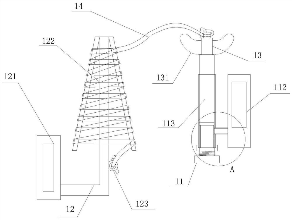 One-key starting type escape descent control device