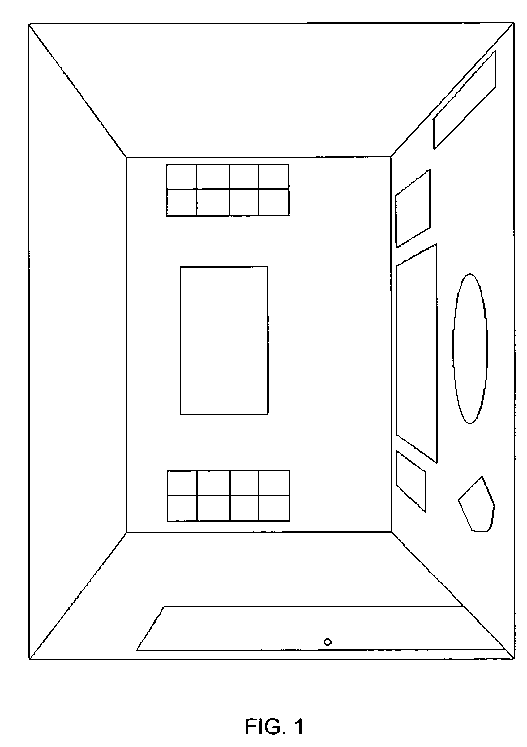 Life sized furniture templates and method and system for using the same