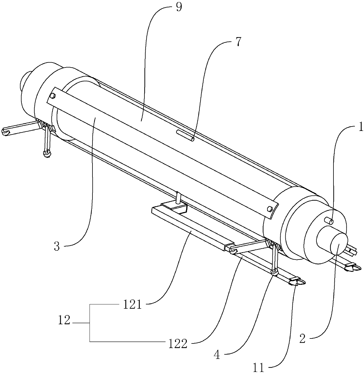 Pipeline detection wireless robot