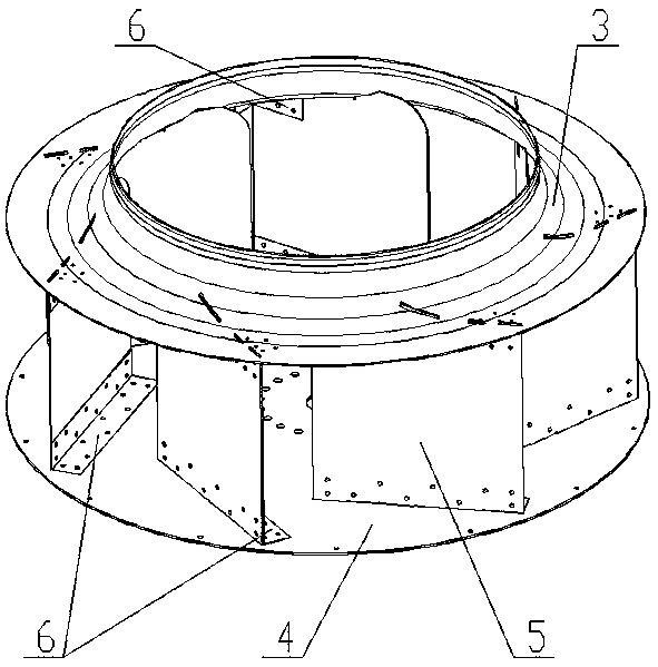 Carbon fiber storage circulating fan