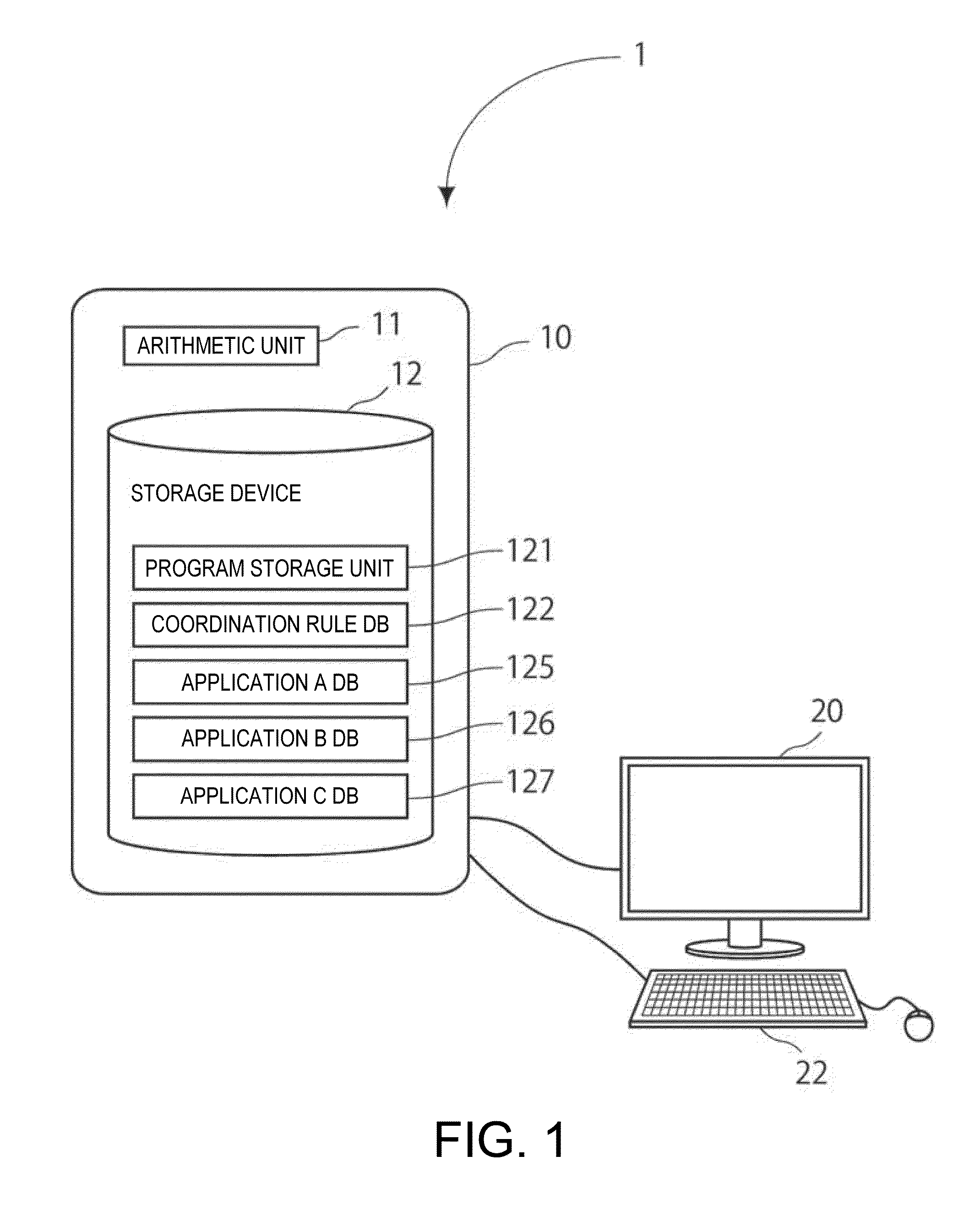 Application Coordinating System, Application Coordinating Method, and Application Coordinating Program