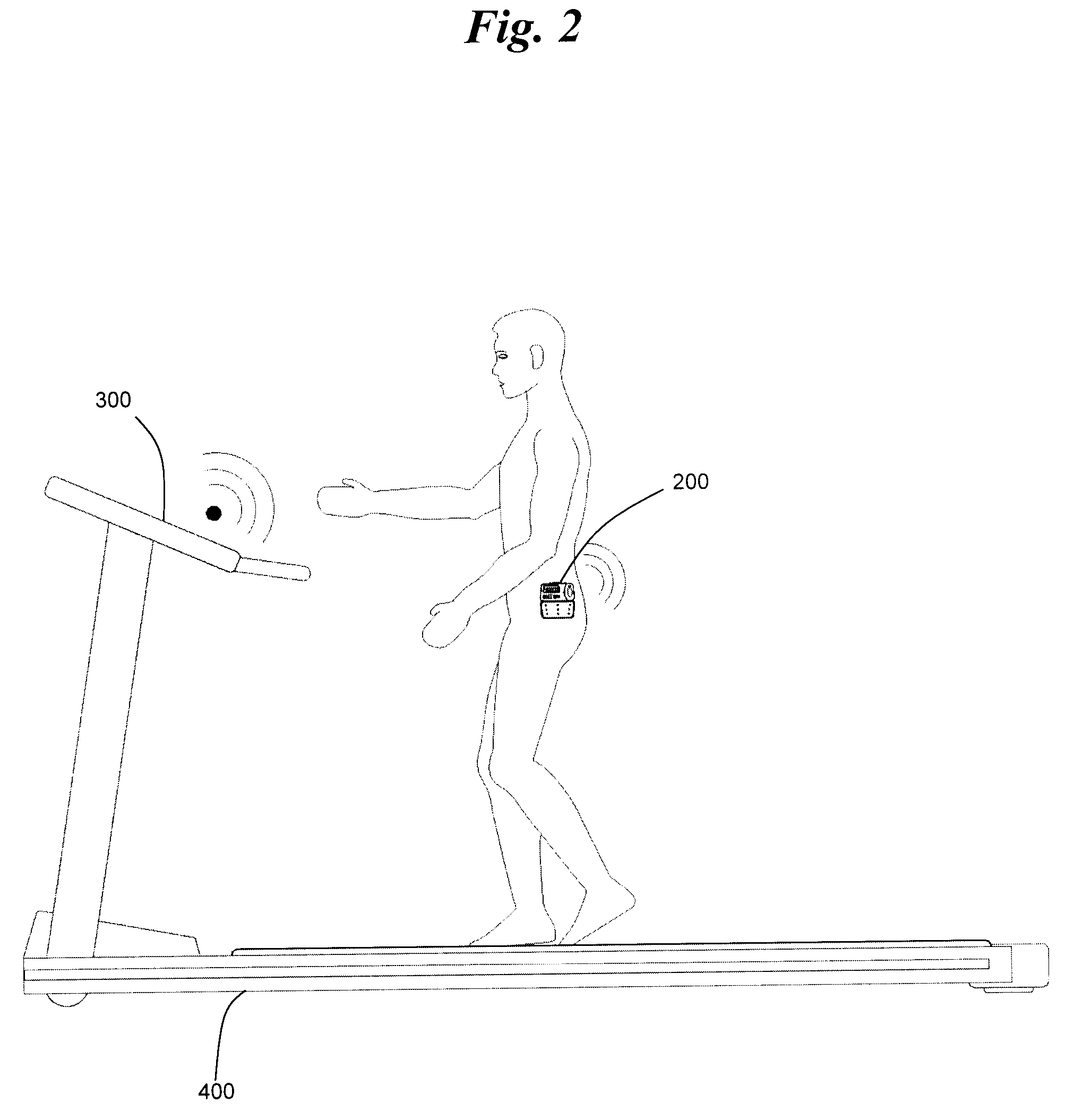 Exercise apparatus and method for tracking number of steps