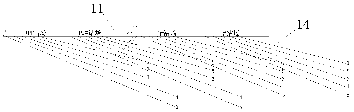 Control method of gas comprehensive drainage arrangement in fully mechanized mining face in rapid recovery