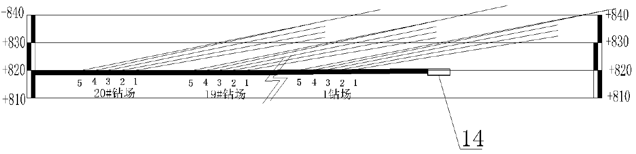 Control method of gas comprehensive drainage arrangement in fully mechanized mining face in rapid recovery