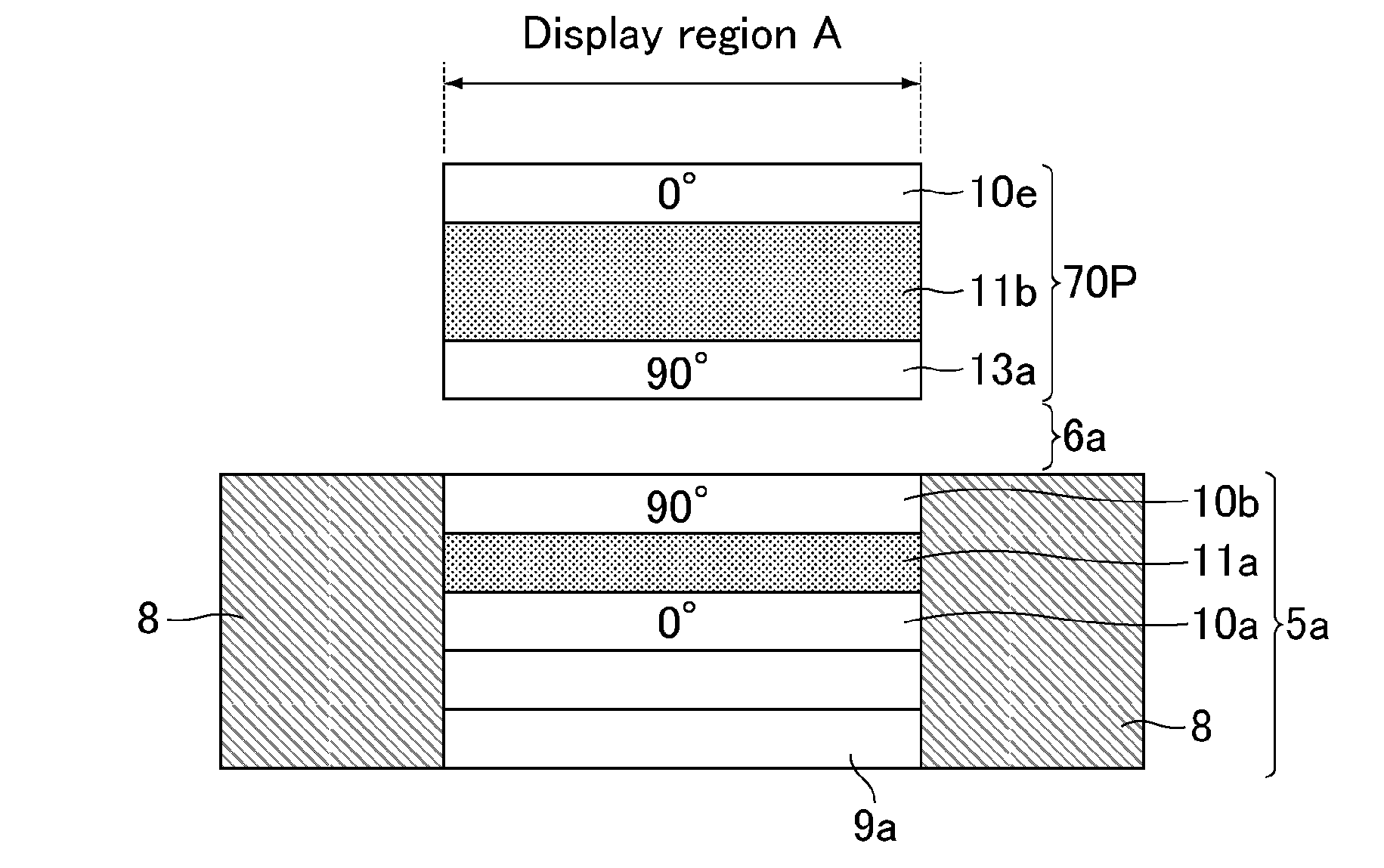 Mirror display, half mirror plate, and electronic device
