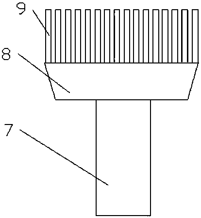 Car-brushing device for automobiles