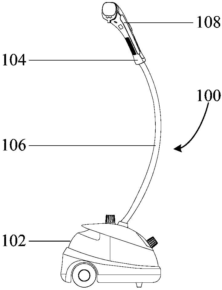 Garment steamer and control method and system