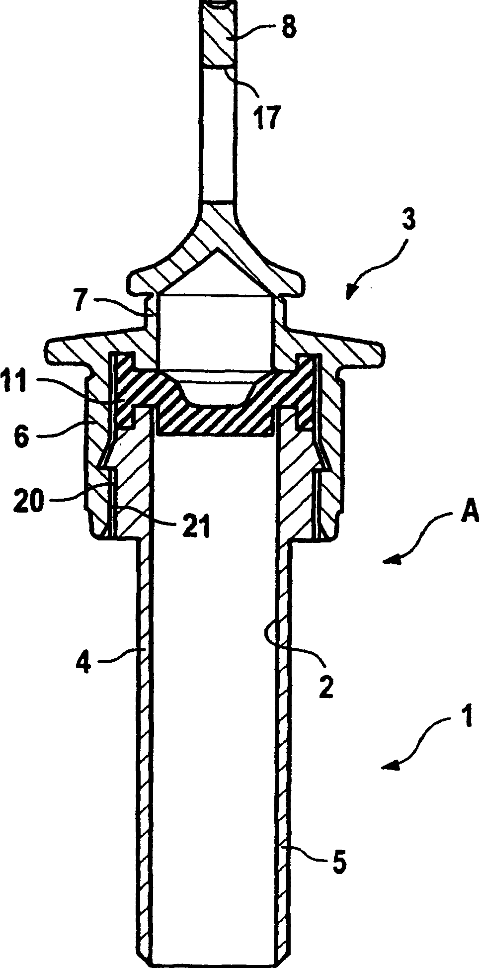 Connector for packings containing medical liquids, and corresponding packing for medical liquids.