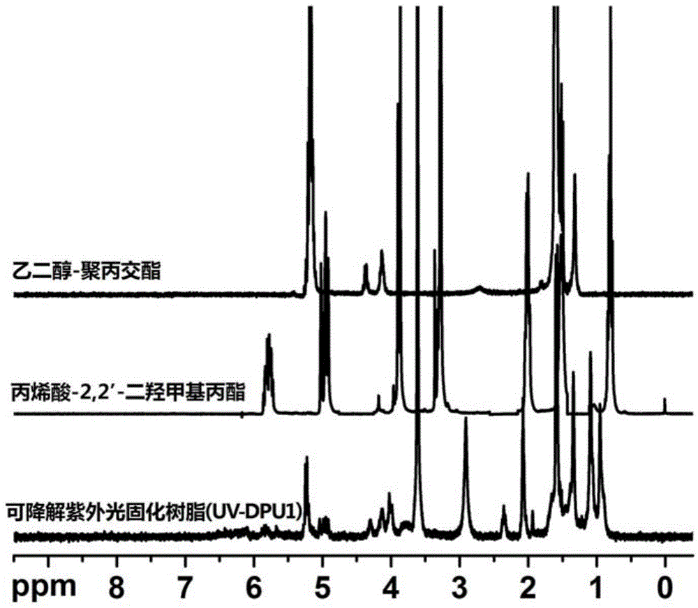 Biodegradable UV (ultraviolet)-curable resin as well as preparation method and application thereof in coating material for paper