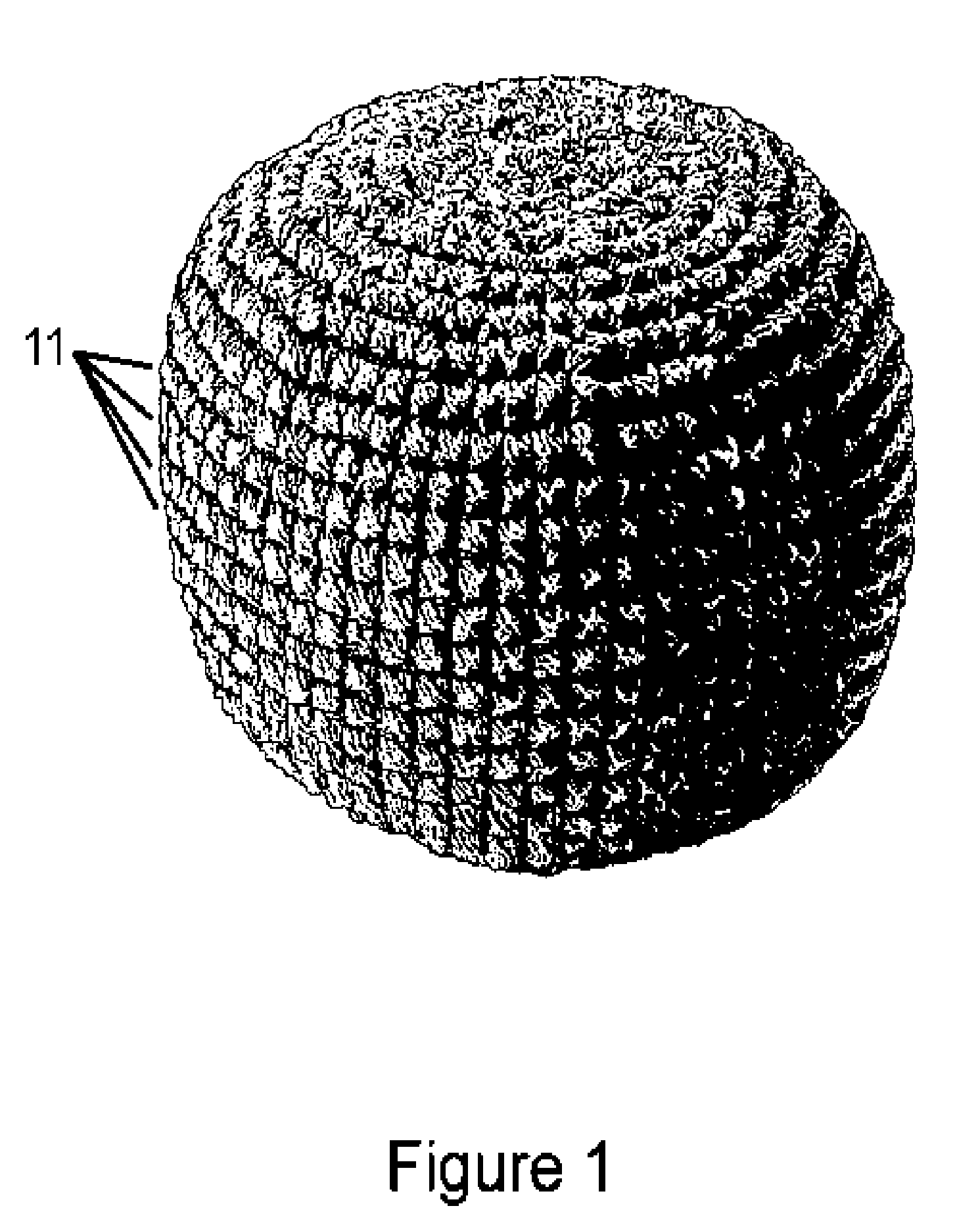 Spherical crocheted object