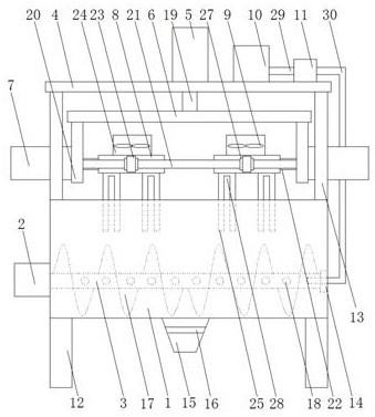 Silicon carbide sealing element raw material drying device and operation method thereof