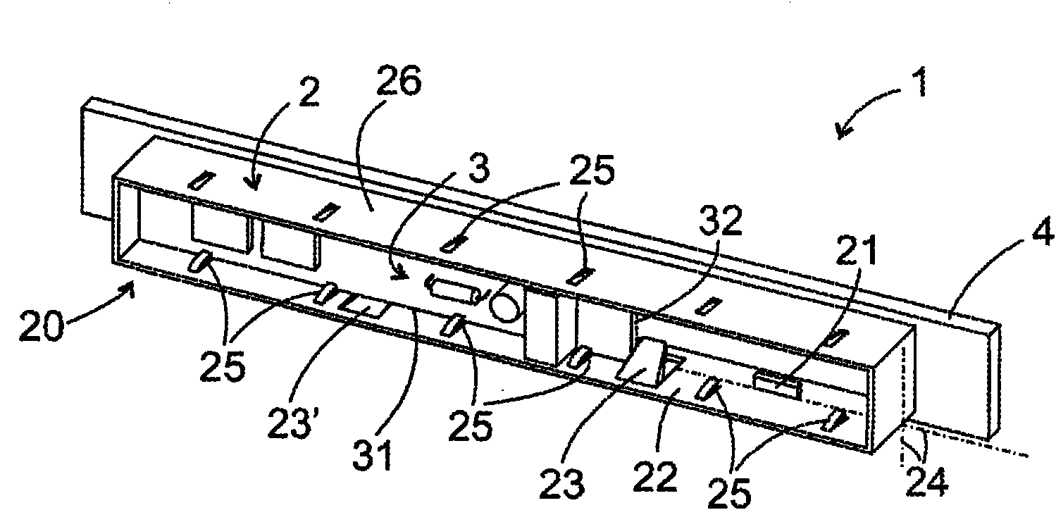 Operating panel for an electrical appliance