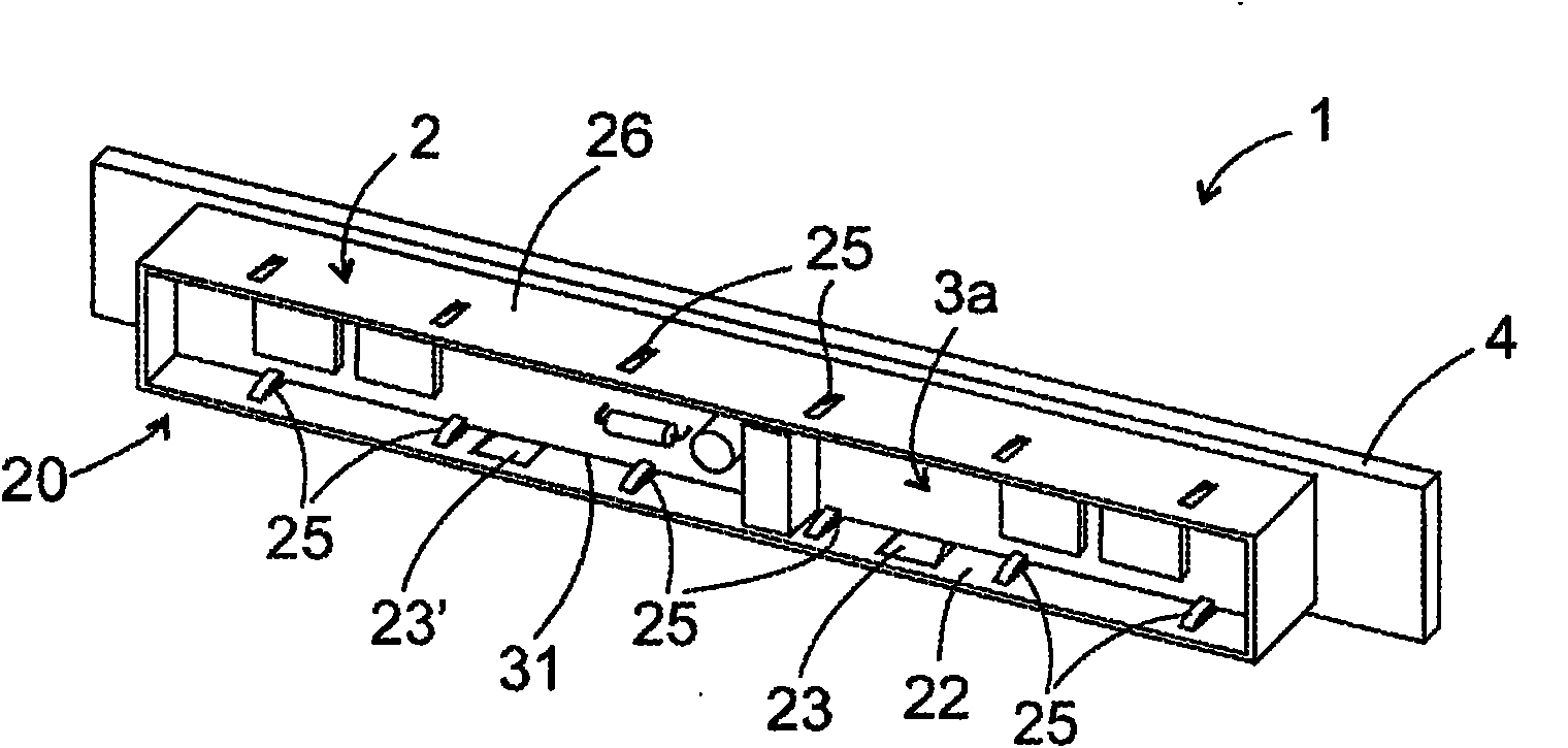 Operating panel for an electrical appliance