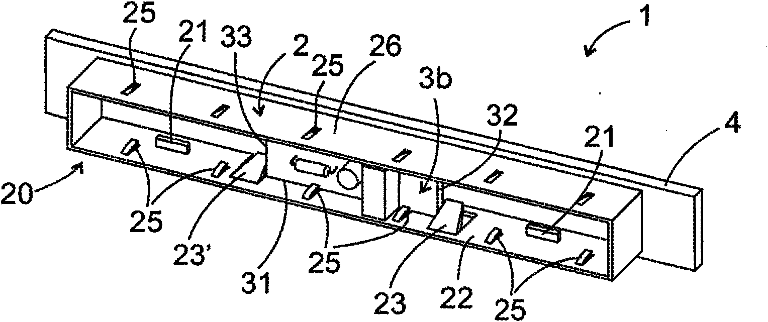 Operating panel for an electrical appliance