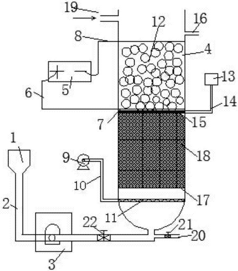 Three dimensional-similar electro-Fenton water treatment system and method used for degrading carbostyril antibiotics