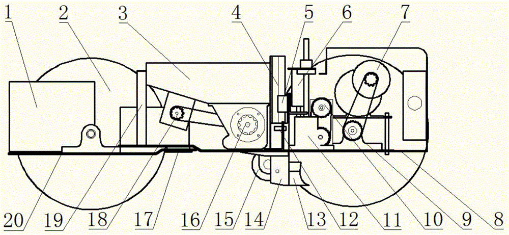 Self-propelled rice direct seeding machine