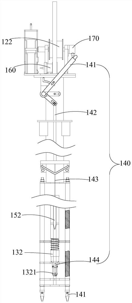 Replacement tool for related components of control rods in nuclear power plants