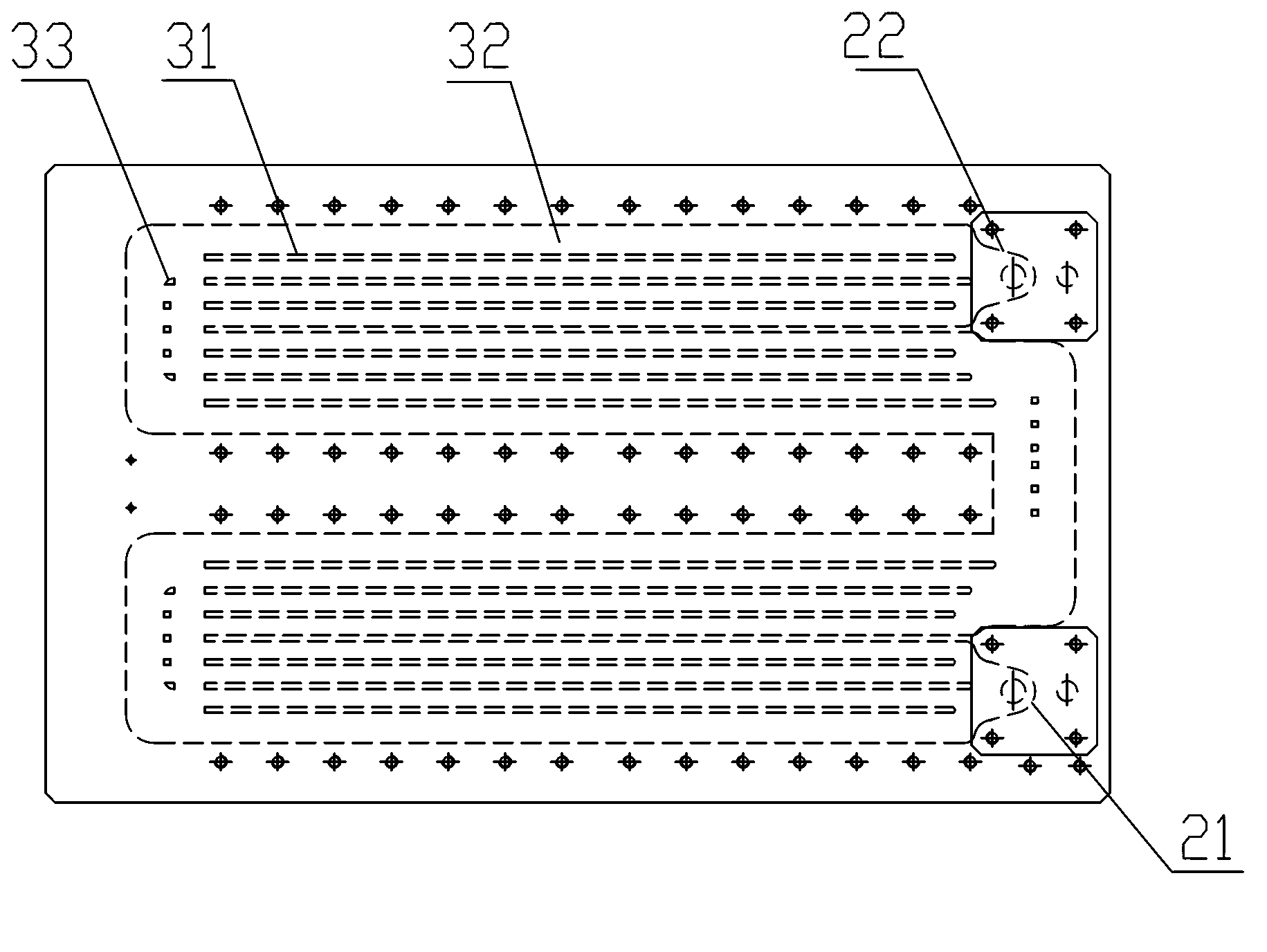 IGBT (Insulated Gate Bipolar Transistor) water cooling radiator