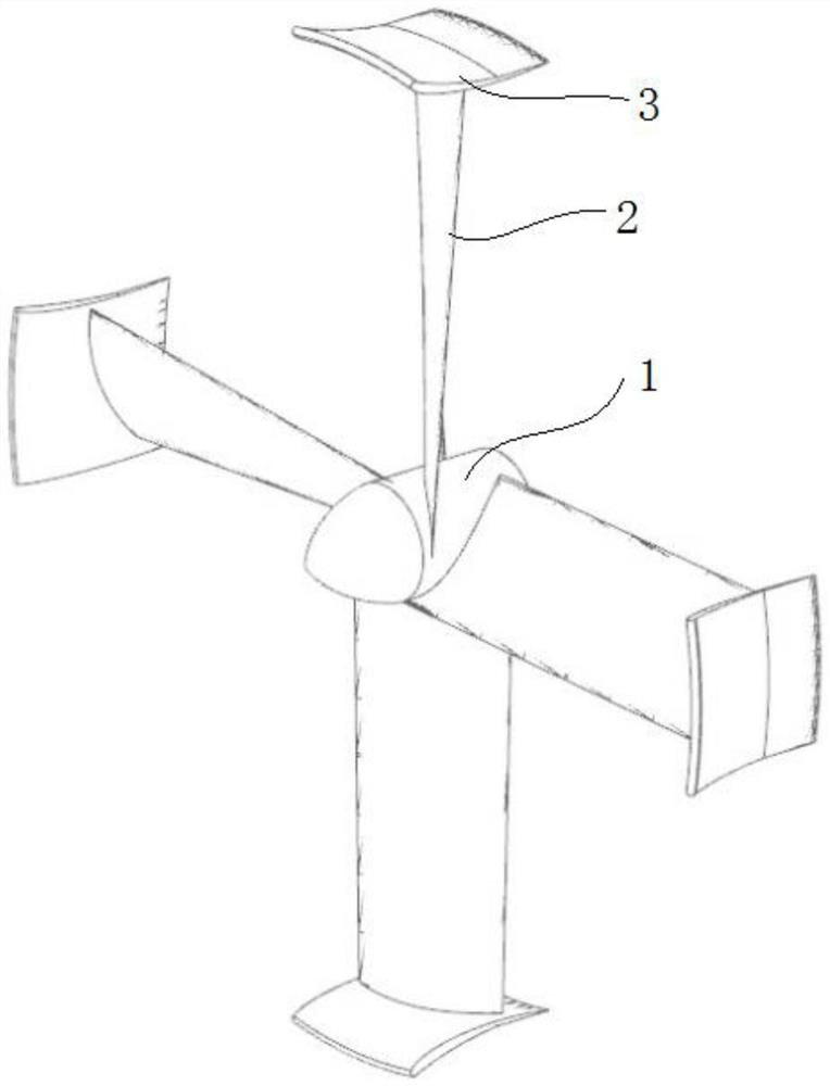 Wind power blade with specially-made blade tip plate