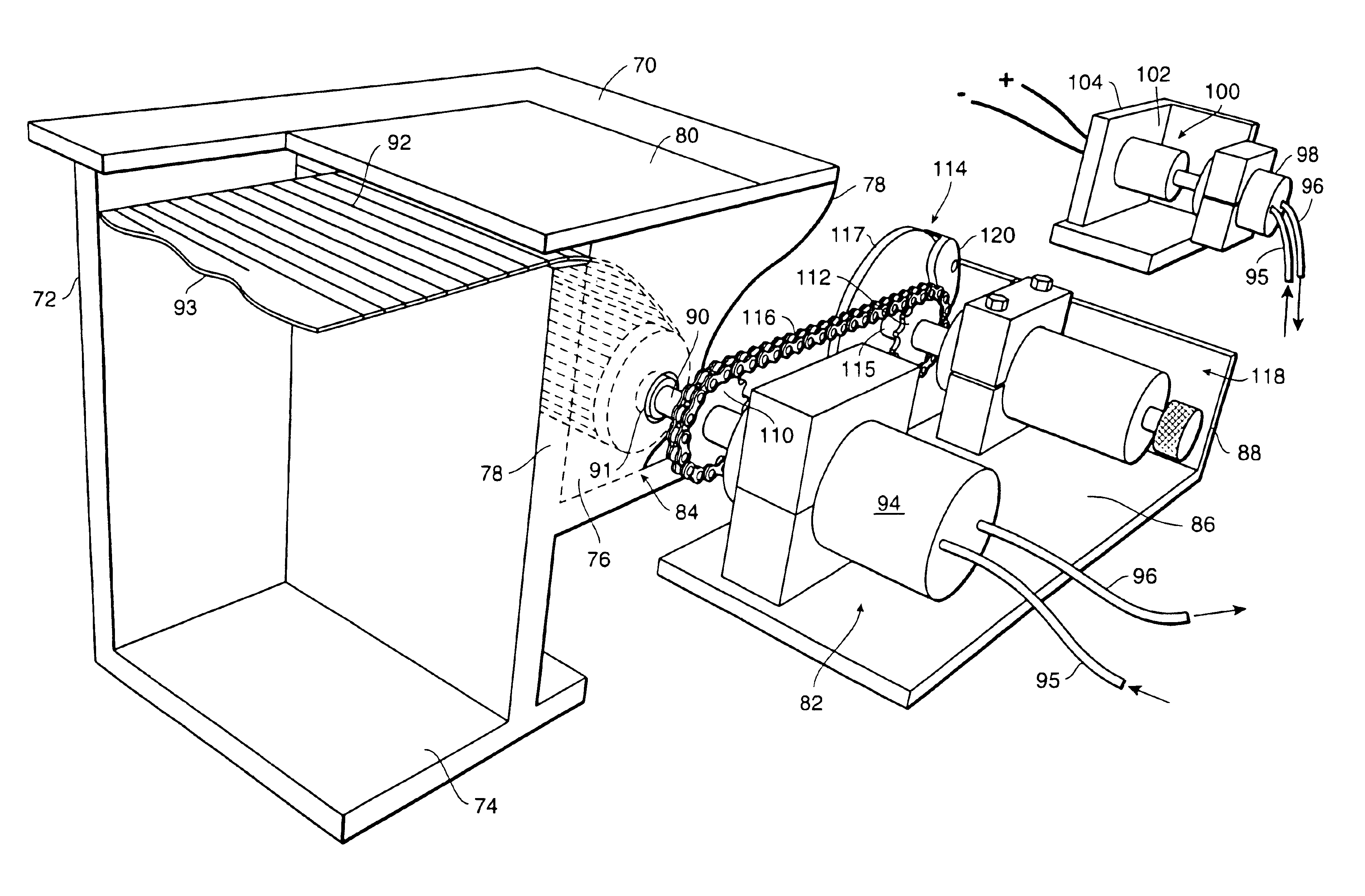 Automatic pool cover system using buoyant-slat pool covers