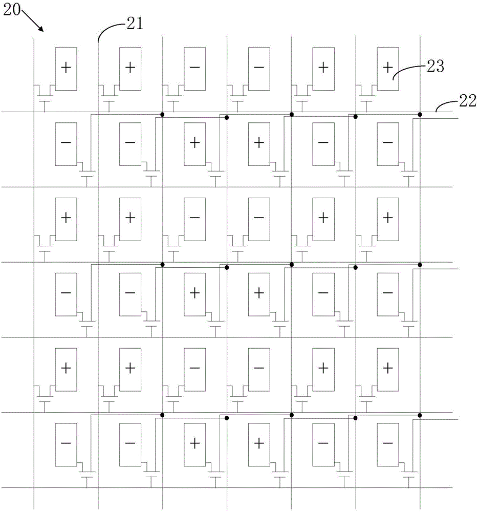 Pixel structure and corresponding LCD (Liquid Crystal Display) panel