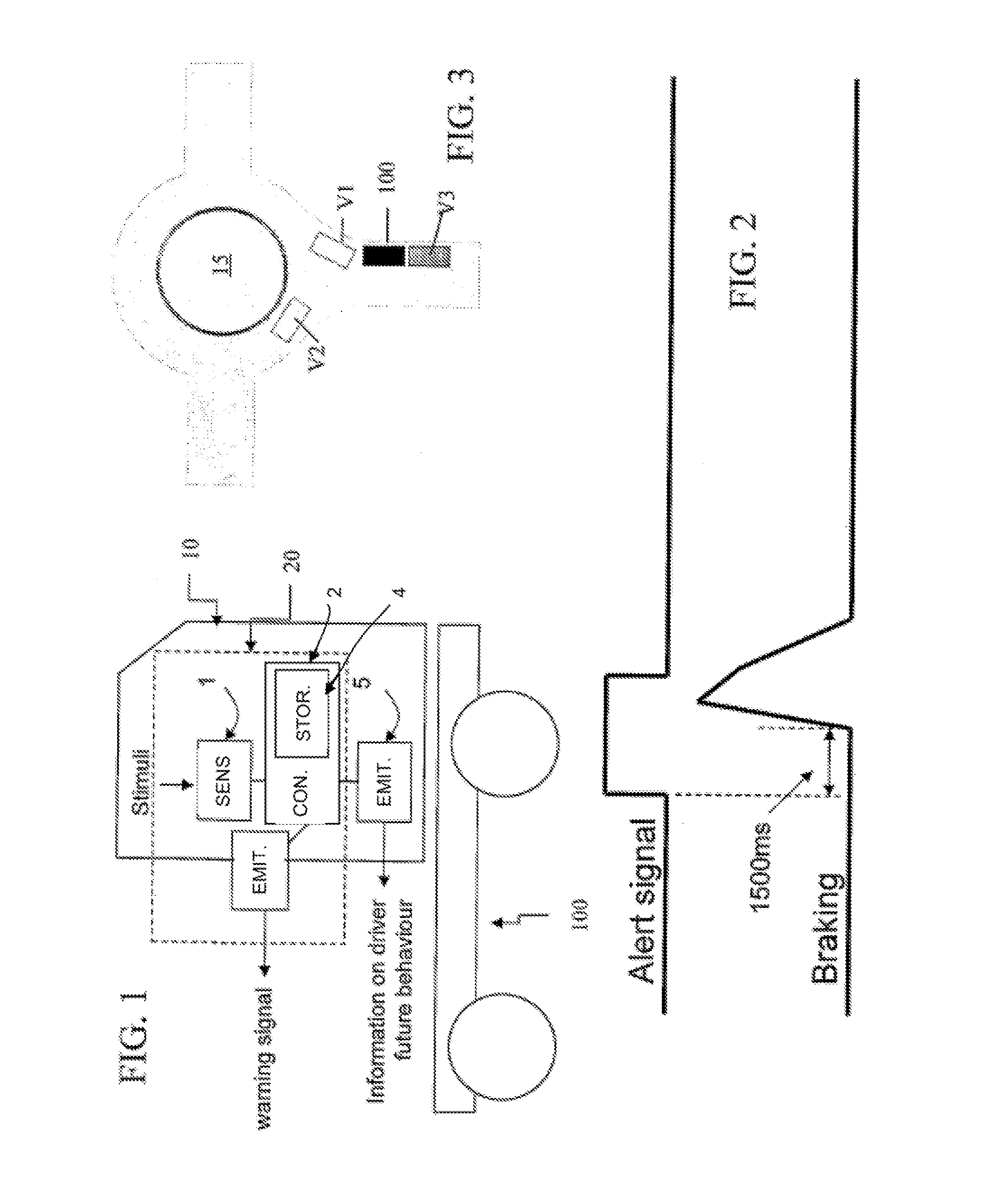Method and system to enhance traffic safety and efficiency for vehicles including calculating the expected future driver'S behavior