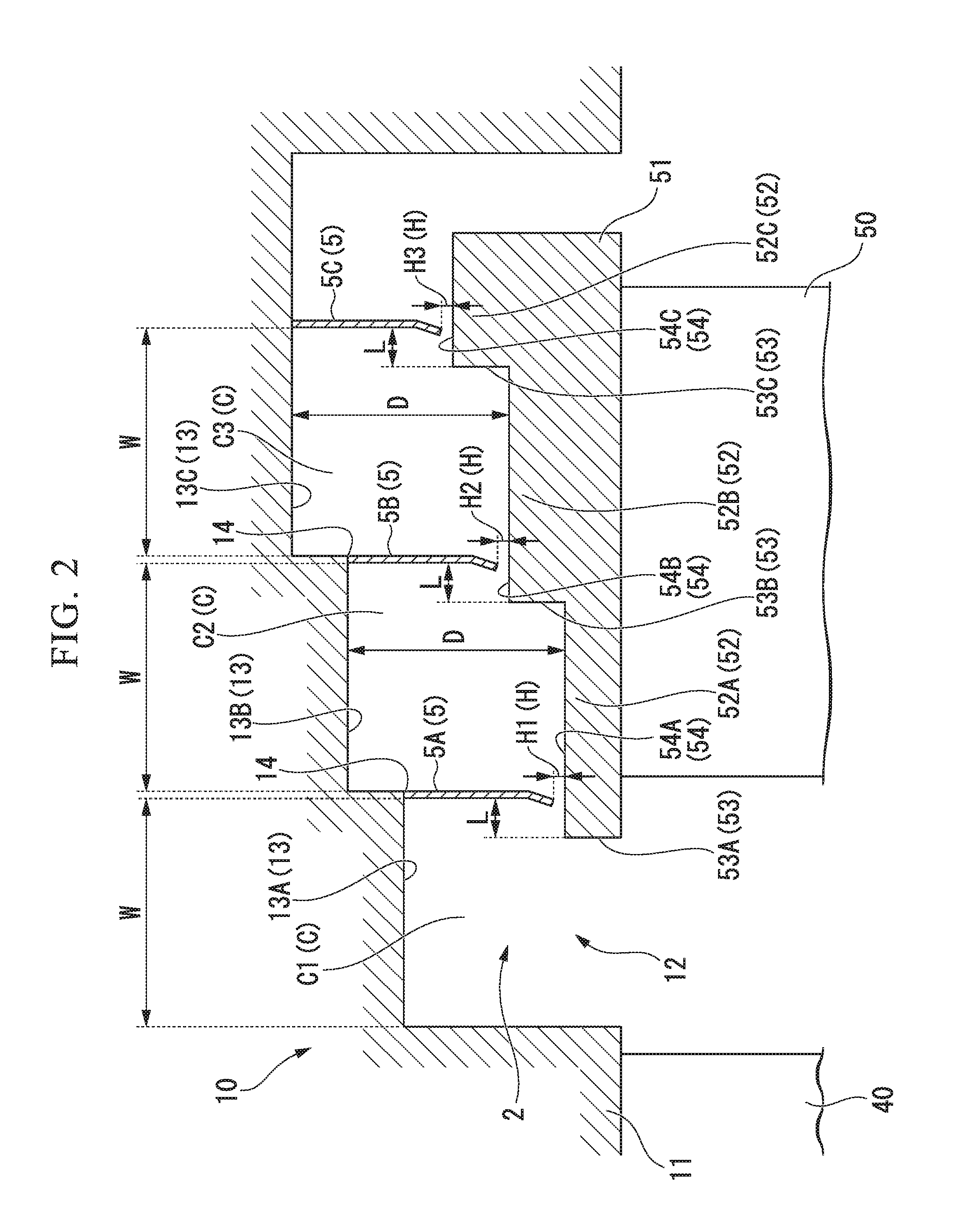 Sealing structure and rotary machine