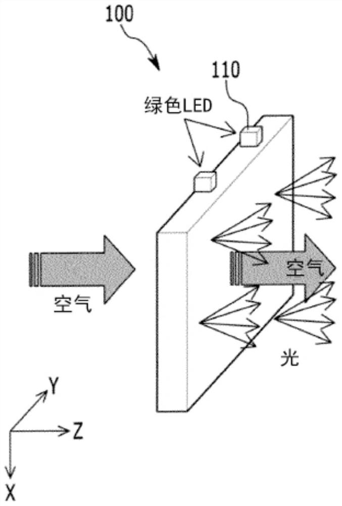 Breathable light guide plate and air purification filter comprising same