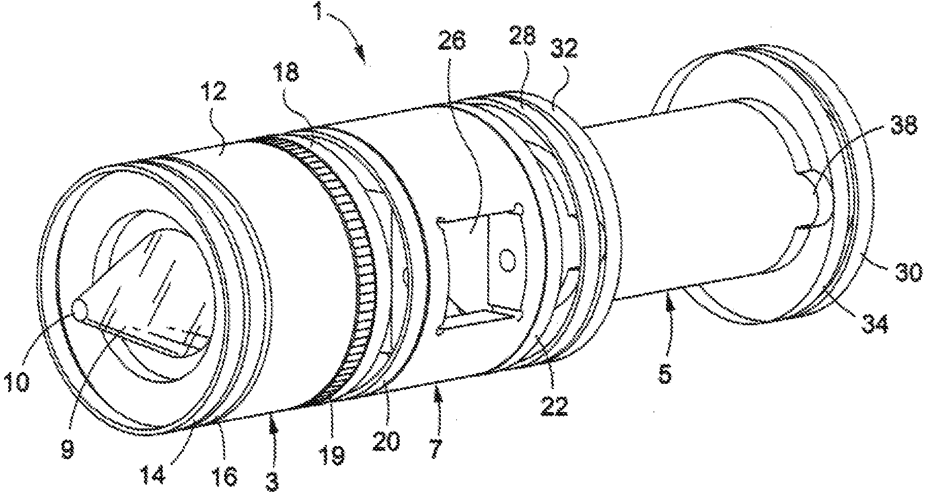 Applanation tonometer and method for measuring the intraocular pressure of the eye