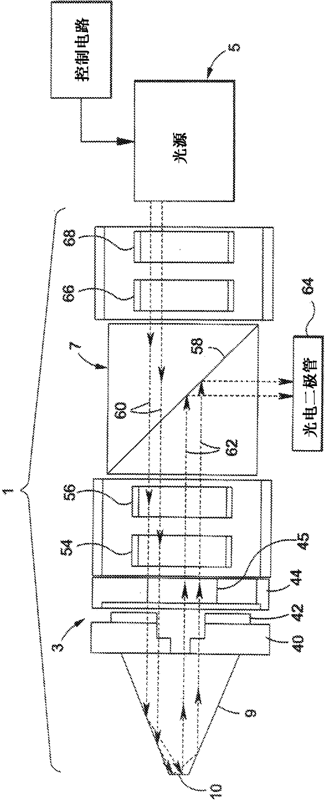 Applanation tonometer and method for measuring the intraocular pressure of the eye