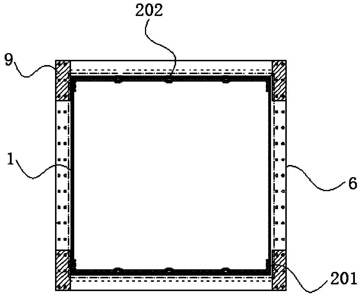 Pile and soil interaction visual testing device and method