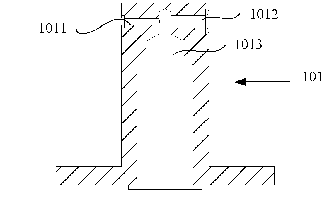 Thruster of hydrogen-oxygen catalytic ignition mini rocket