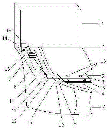 a flush toilet