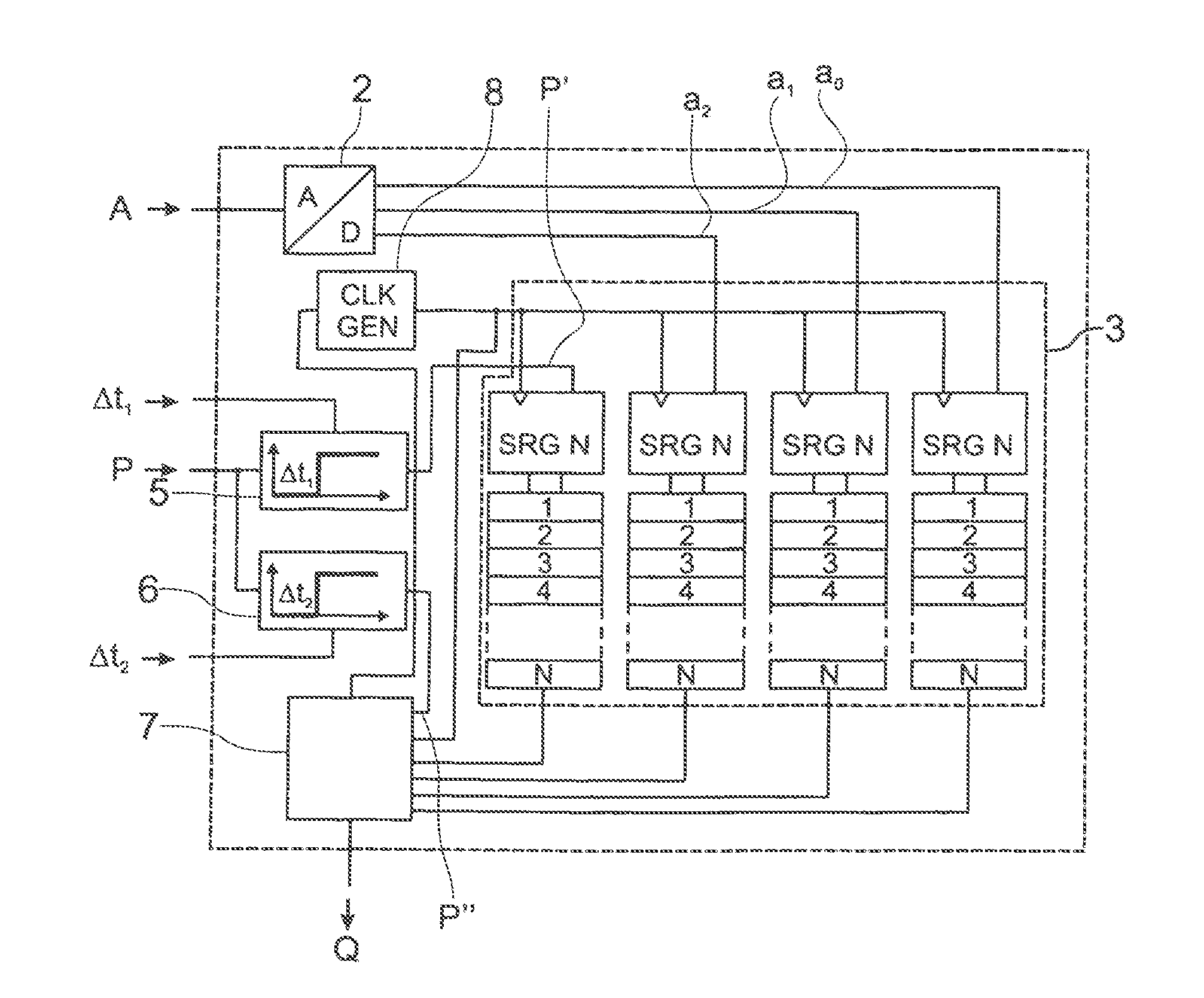 Evaluation Circuit for an Optoelectronic Detector and Method for Recording Fluorescence Events