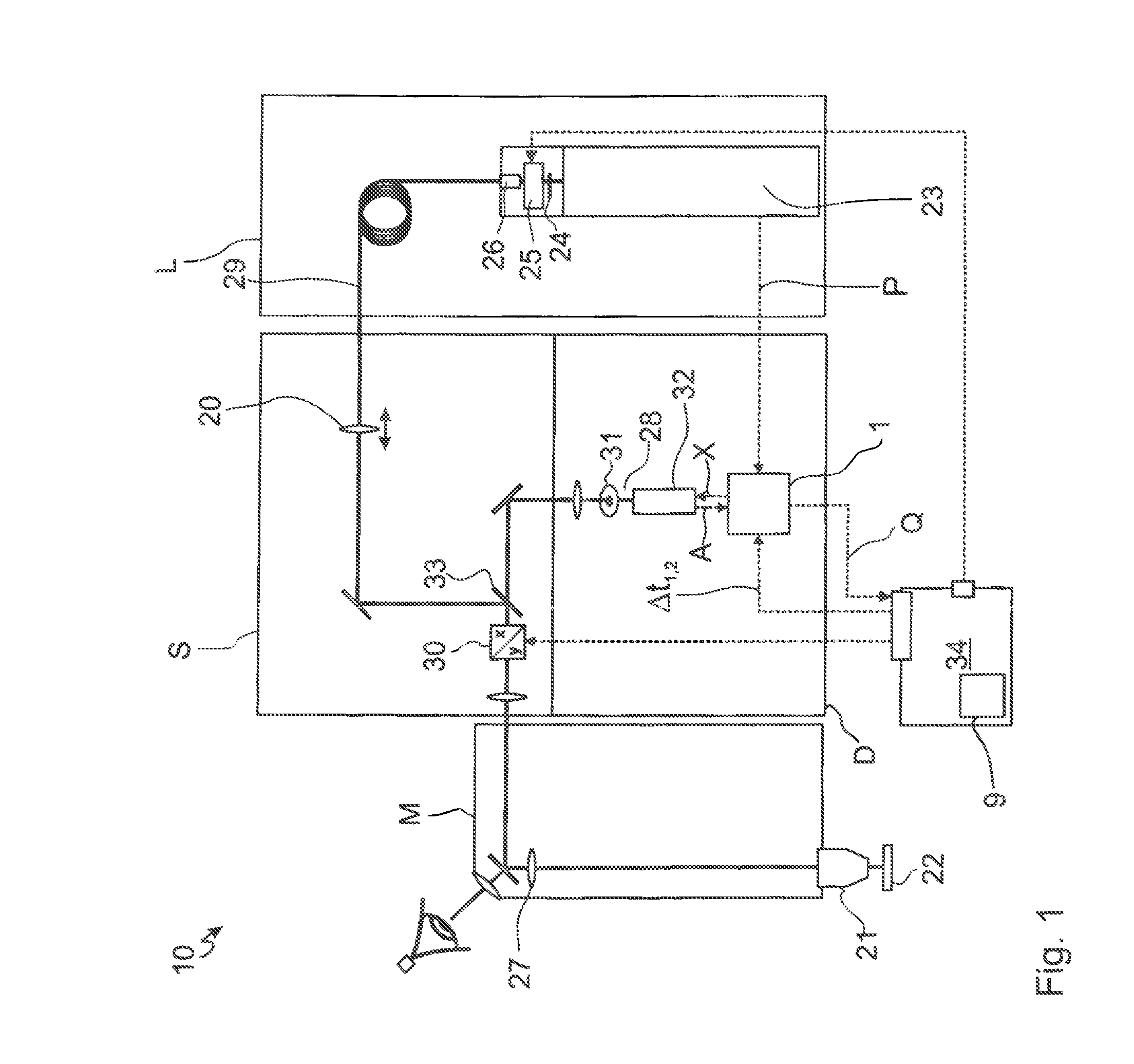 Evaluation Circuit for an Optoelectronic Detector and Method for Recording Fluorescence Events