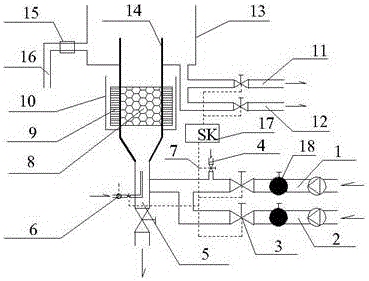 Construction method for hydraulic suspension magnetic membrane used for water purification, and magnetic membrane filtration apparatus