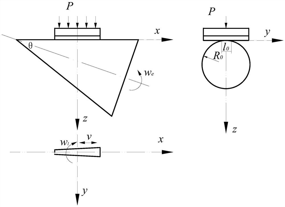 A kind of optical cone grinding and polishing device and method