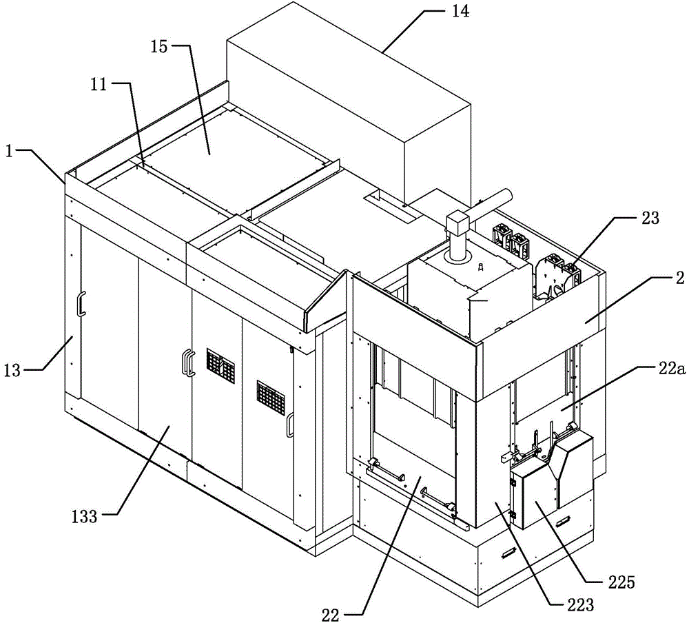 External protection system for silicon cutting machine tool