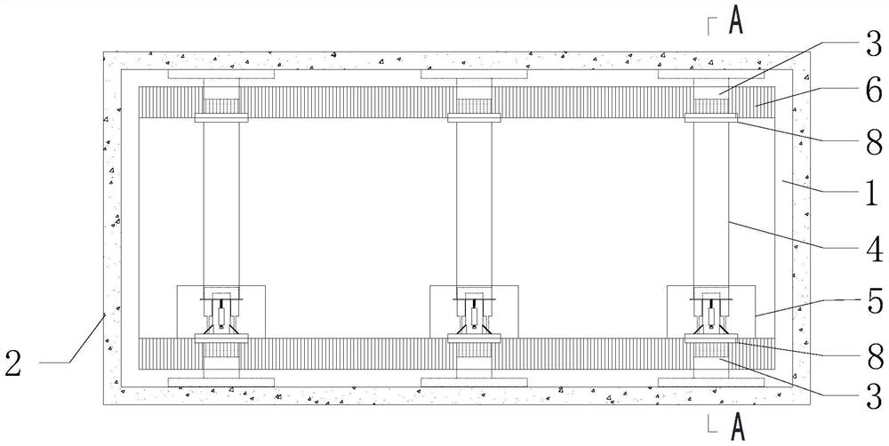 A method of using a slidable support system suitable for vertically narrow spaces