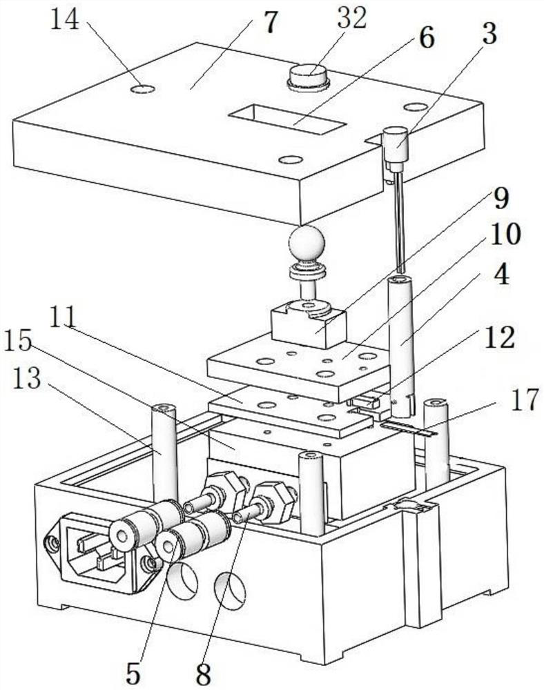 Automatic assembling device for vehicle-mounted relay split washer and working method thereof