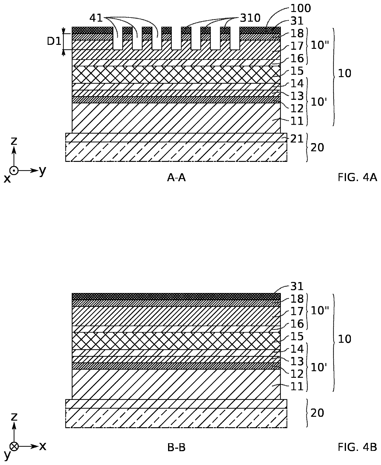 Method of making a distributed bragg mirror