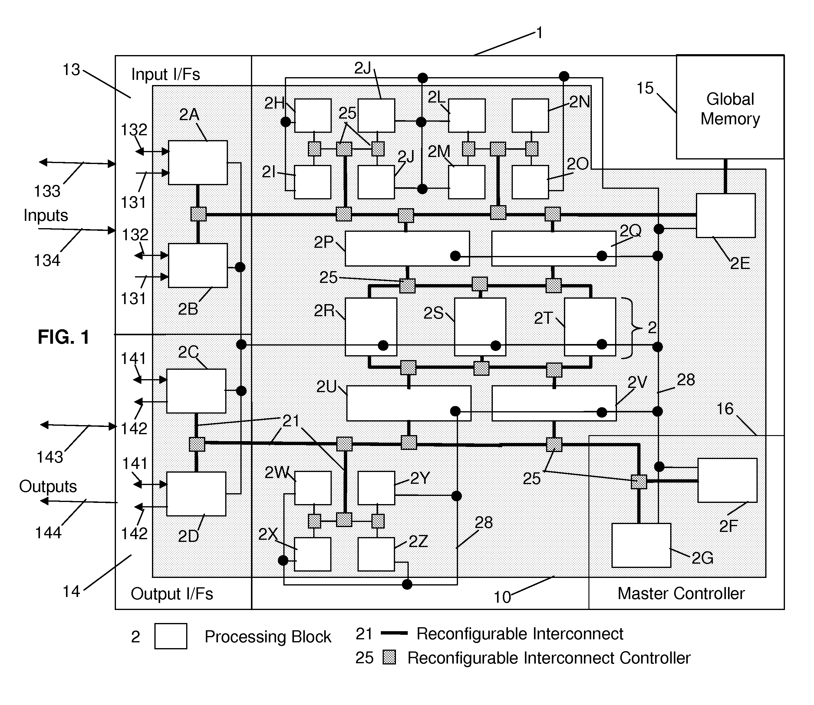 Reconfigurable integrated circuit