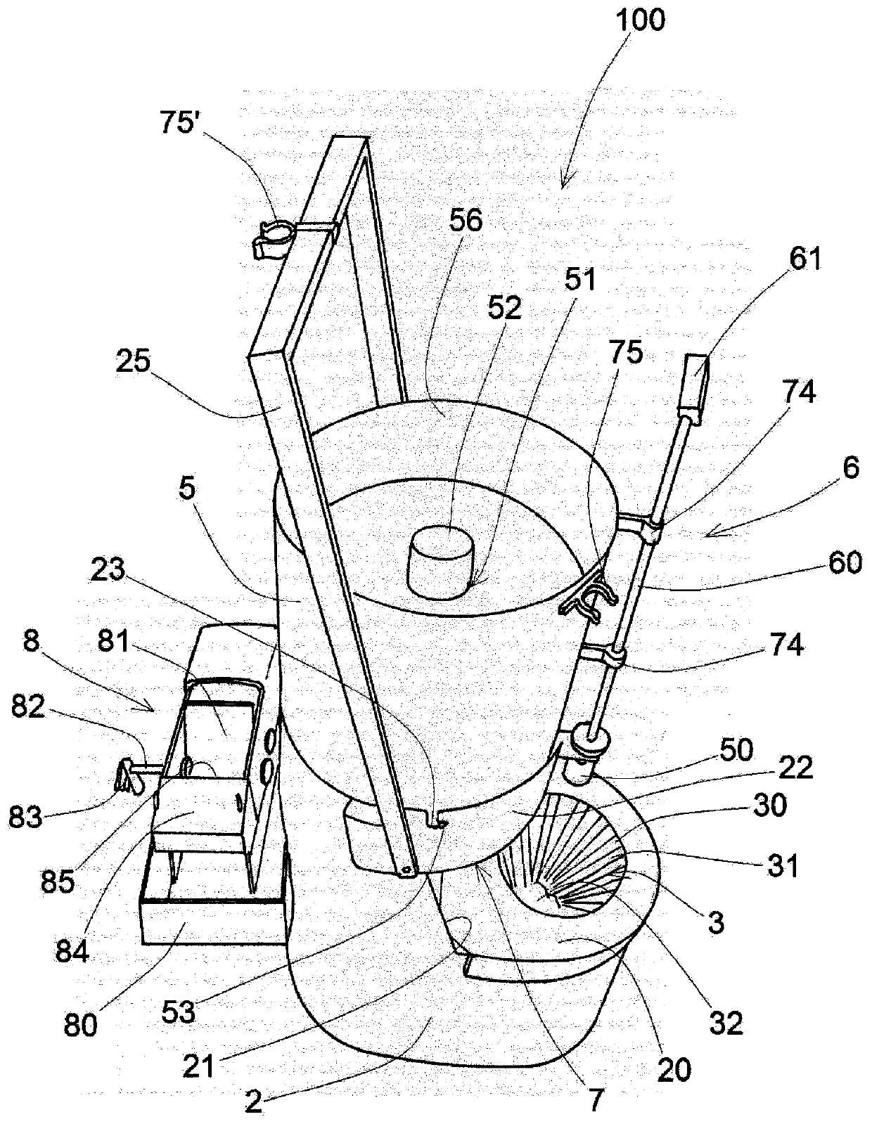 Cleaning apparatus for domestic use