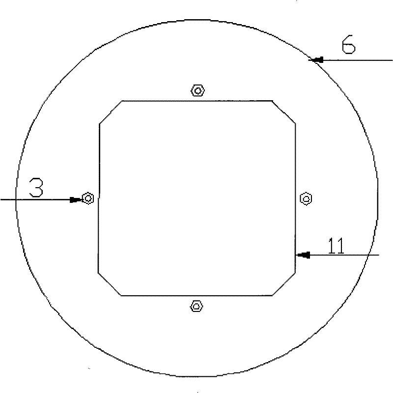 Multifrequency patch antenna device